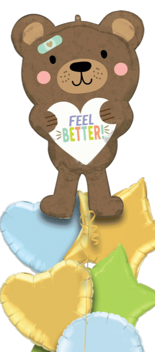 Feel Better Bear Balloon