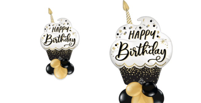 Birthday Cupcake Balloon