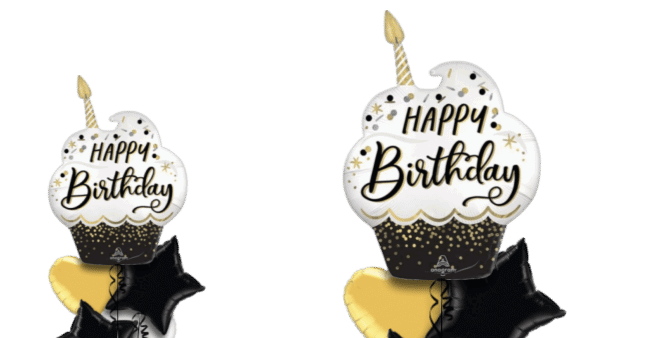 Birthday Cupcake Balloon