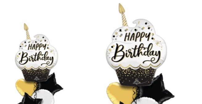 Birthday Cupcake Balloon