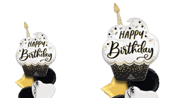 Birthday Cupcake Balloon