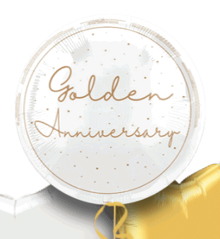 Golden Anniversary Balloon
