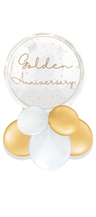 Golden Anniversary Balloon