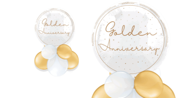 Golden Anniversary Balloon