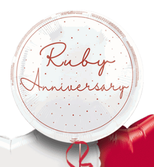 Ruby Anniversary Balloon