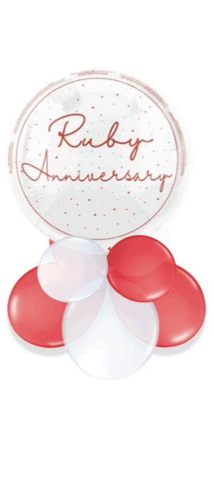 Ruby Anniversary Balloon