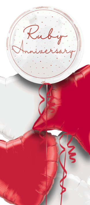 Ruby Anniversary Balloon