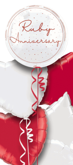 Ruby Anniversary Balloon