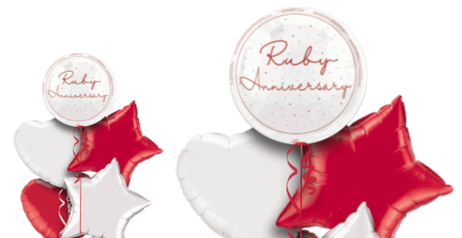 Ruby Anniversary Balloon