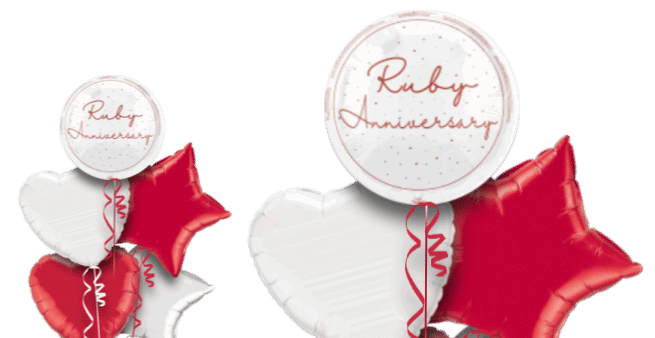 Ruby Anniversary Balloon