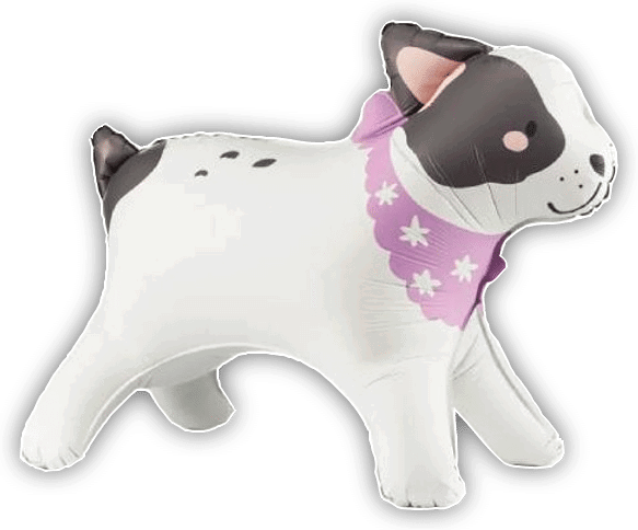 Large Floor Standing French Bulldog Balloon