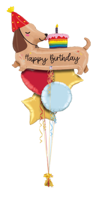 Birthday Sausage Dog Balloon