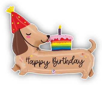 Birthday Sausage Dog