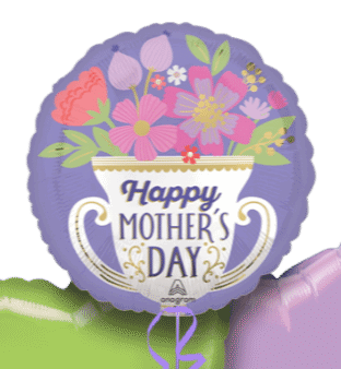 Flowery Mothers Day Balloon