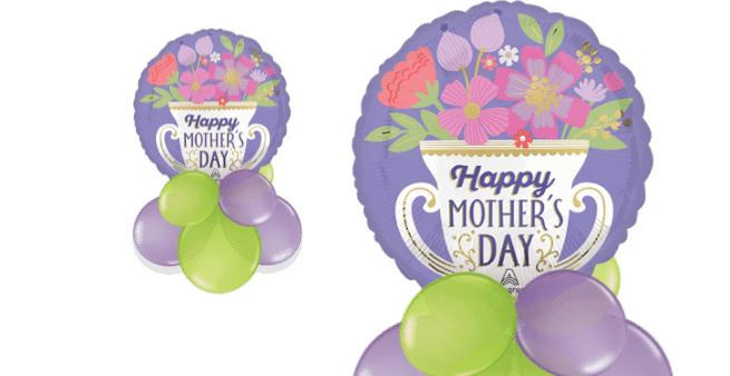Flowery Mothers Day Balloon