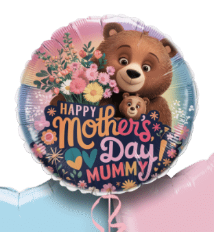 Mothers Day Mummy Bear Balloon