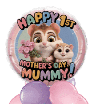 Hamster 1st Mothers Day Balloon