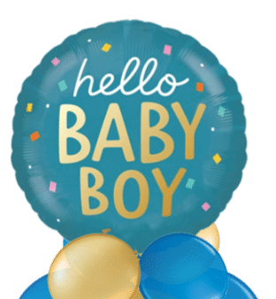 Hello Baby Boy Balloon