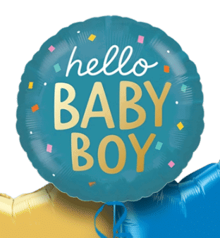Hello Baby Boy Balloon