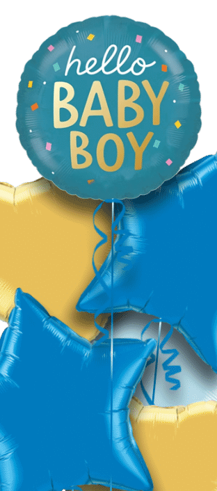Hello Baby Boy Balloon