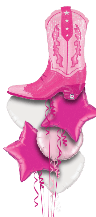 Pink Cowgirl Boot Balloon