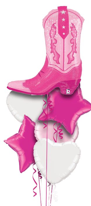 Pink Cowgirl Boot Balloon