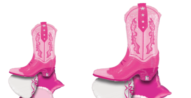 Pink Cowgirl Boot Balloon