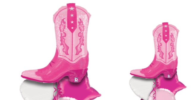 Pink Cowgirl Boot Balloon
