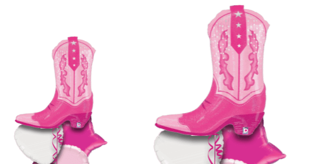 Pink Cowgirl Boot Balloon