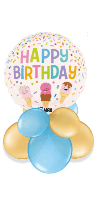 Birthday IceCreams Balloon