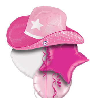 Pink Cowgirl Hat Balloon