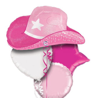 Pink Cowgirl Hat Balloon