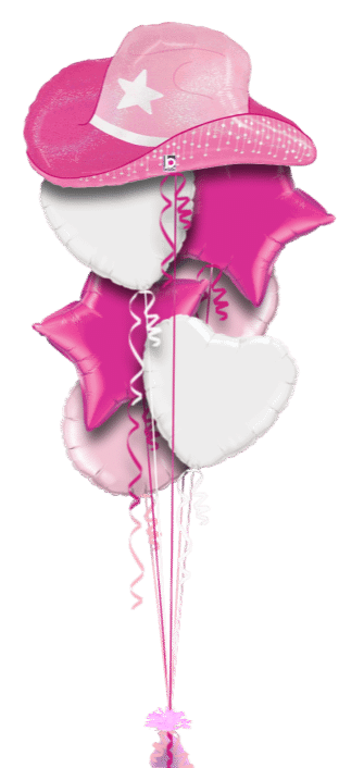 Pink Cowgirl Hat Balloon