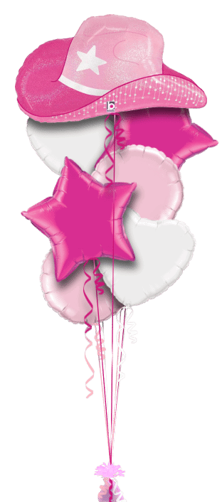 Pink Cowgirl Hat Balloon