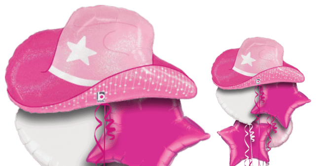 Pink Cowgirl Hat Balloon