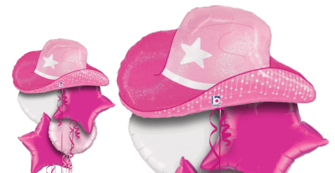 Pink Cowgirl Hat Balloon