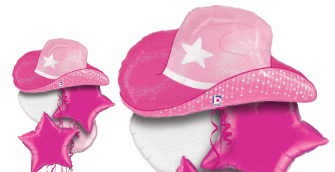 Pink Cowgirl Hat Balloon