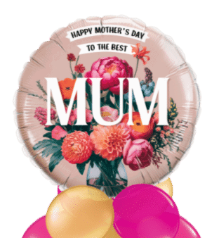 Best Mum Flowers Balloon