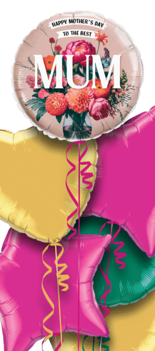 Best Mum Flowers Balloon