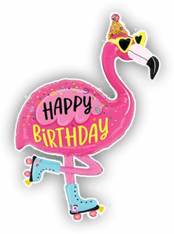 Happy Birthday Flamingo