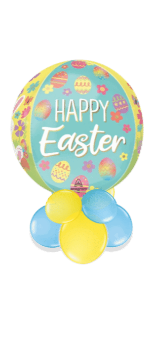 Happy Easter Orbz Balloon