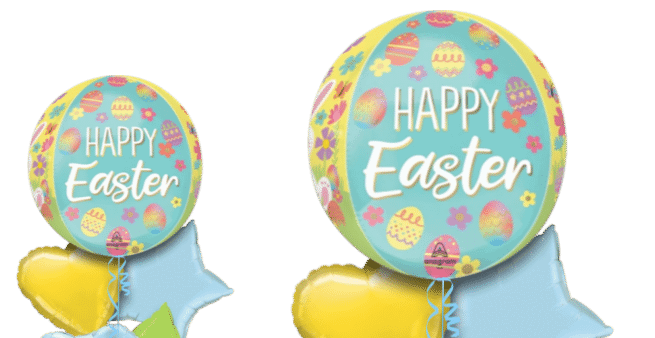 Happy Easter Orbz Balloon