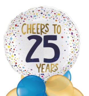 Cheers To 25 Years Balloon