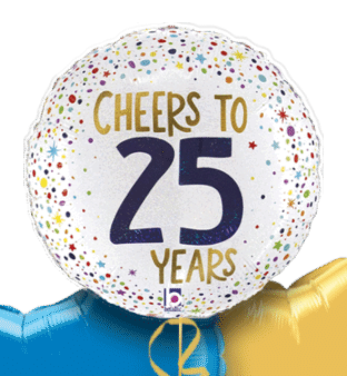 Cheers To 25 Years Balloon