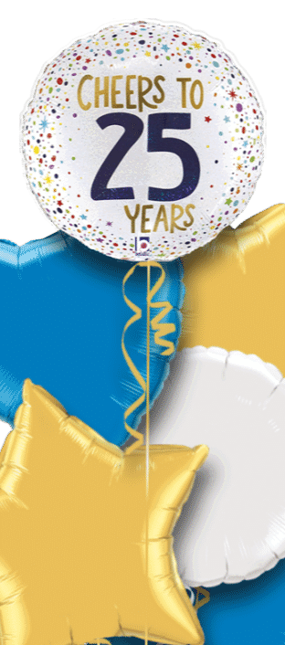 Cheers To 25 Years Balloon