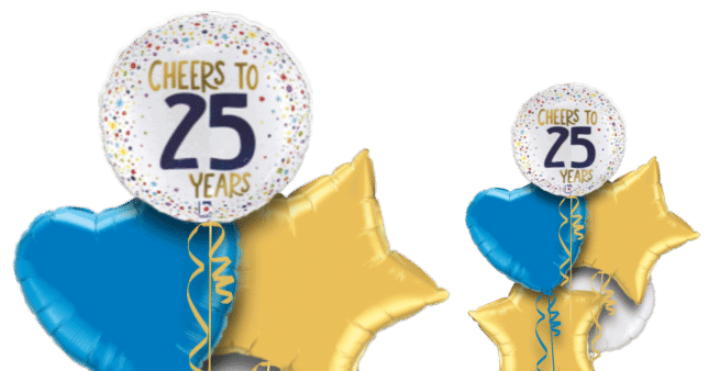 Cheers To 25 Years Balloon