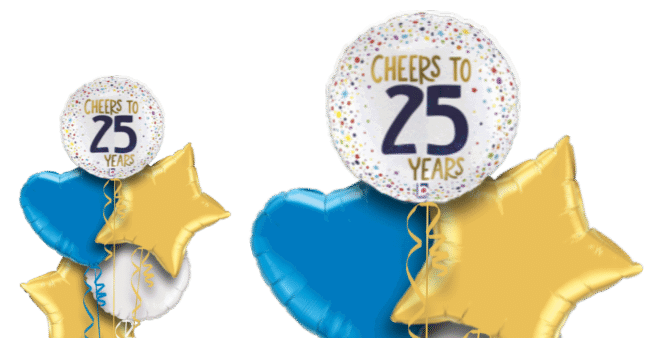 Cheers To 25 Years Balloon