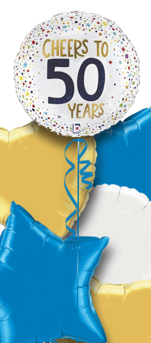 Cheers to 50 Years Balloon