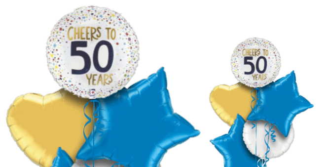 Cheers to 50 Years Balloon
