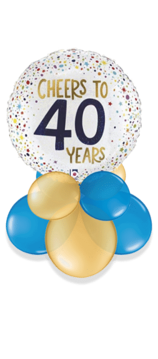 Cheers to 40 Years Balloon